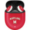 University of Maryland Collegiate Text Red Google Pixel Buds Skin